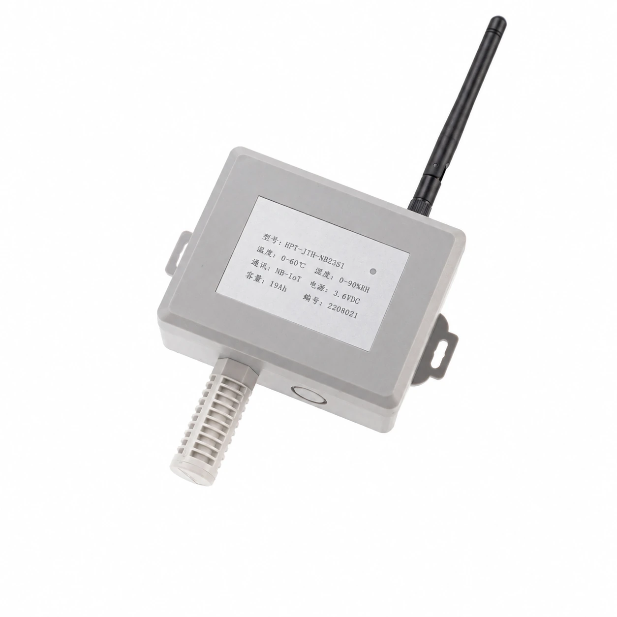 Sensor inalámbrico de temperatura y humedad de pared