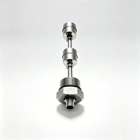 Vista principal del producto: interruptor de nivel de flotador WKS-31 con salidas de relé
