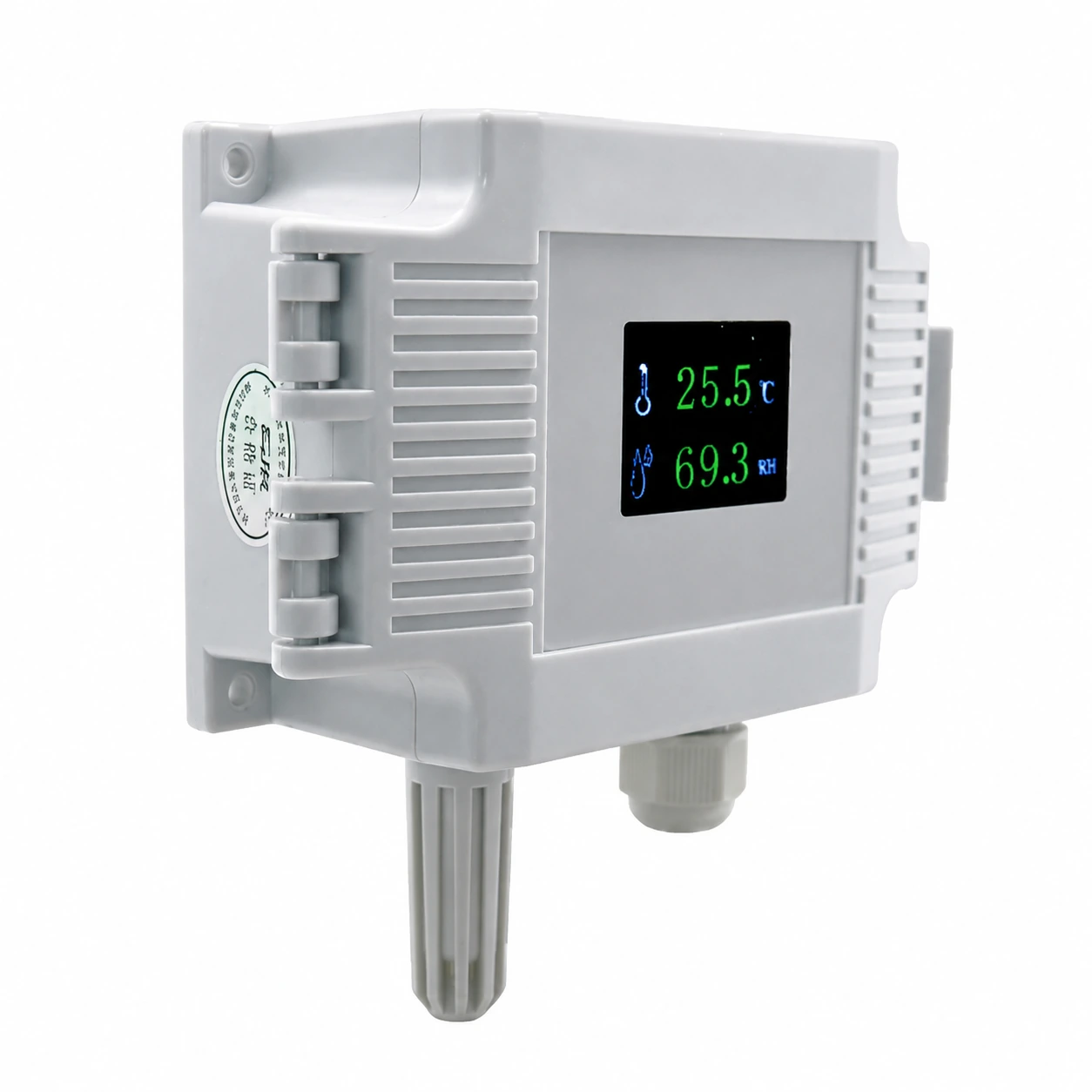 Transmisor industrial de temperatura y humedad